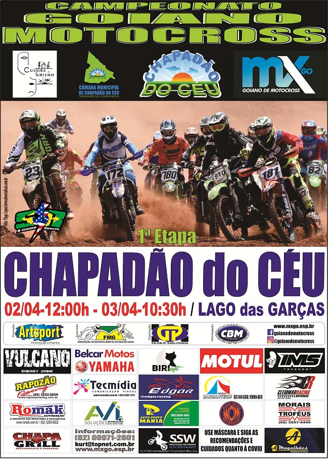 Goiano de Motocross está de volta com etapa de abertura em Chapadão do Céu e cobertura completa do Show Radical